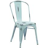 Flash Furniture Distressed Dream Metal Indoor Stackable Chair, Blue screenshot. Chairs directory of Office Furniture.