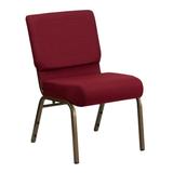 Flash Furniture Extra Wide Burgundy Stacking Church Chair screenshot. Chairs directory of Office Furniture.