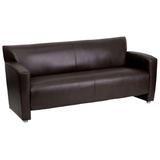 Flash Furniture HERCULES Majesty Series Brown Leather Sofa, 222-3-BN-GG, 222 3 BN GG, 2223BNGG screenshot. Chairs directory of Office Furniture.