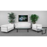 Flash Furniture HERCULES Regal Series Reception Set in White screenshot. Chairs directory of Office Furniture.
