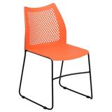 Flash Furniture HERCULES Series 661 lb. Capacity Orange Sled Base Stack Chair with Air-Vent Back, RU screenshot. Chairs directory of Office Furniture.