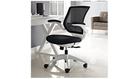 Modway Edge White Base Office Chair Black Mesh
