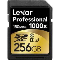 Lexar - 256GB Professional 1000x UHS-II U3 SDXC Memory Card