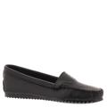 Minnetonka Women's Butter Moccasin - 8 Black Slip On E4