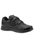 New Balance Men's MW577 Hook and Loop Walking Shoe - 11 Black Walking E2