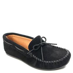 Minnetonka Classic Moc - Mens 11.5 Black Slip On Medium