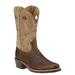 Ariat Heritage Roughstock W Sq Toe - Mens 10 Brown Boot D