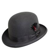 Scala Classico Men's Felt Derby Hat Charcoal Size XL