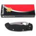 Spyderco C95GP2 Knife Manix 2, XL, Black G-10 Handle, Plain