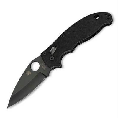 Spyderco Spy Manix 2 Pln Blk, Blk G-10 C101GPBBK2