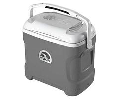 Igloo Iceless Thermoelectric Cooler (Silver/White, 28-Quart)