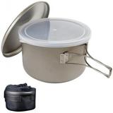 Peak Snow Peak Cook and Save Titanium Pot One Color, One Size screenshot. Camping & Hiking Gear directory of Sports Equipment & Outdoor Gear.