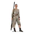 Star Cutouts Ltd SC827 Official Cutouts Star Wars Rey Daisy Ridley (SW:TFA) Lifesize Cardboard Cut, 188 x 77 x 188 cm