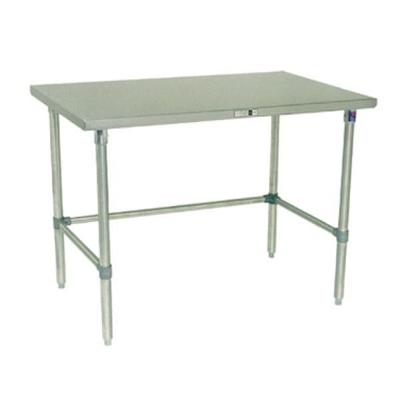 John Boos ST4-2448SBK 14-Gauge Stainless Steel-Top Work Table