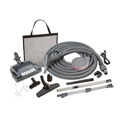NuTone Carpet and Bare Floor Electric Pigtail Central Vacuum System Attachment Set Metallics CS500