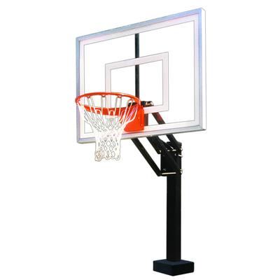 First Team HYDROCHAMP II Adjustable Pool Side Basketball Hoop
