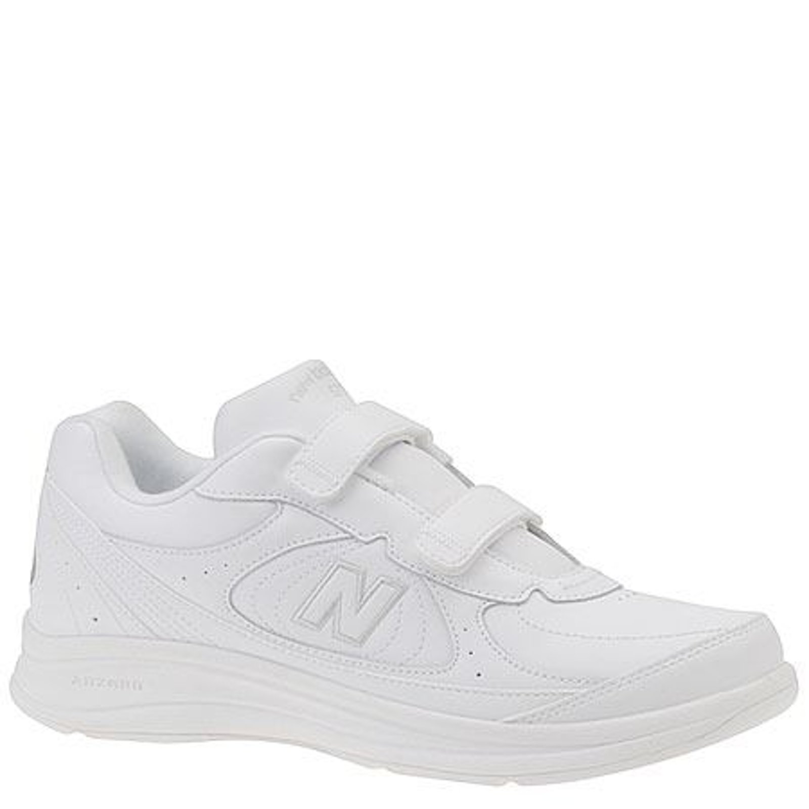 New Balance Men's MW577 Hook and Loop Walking Shoe - 9.5 White Walking E2