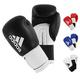 adidas Unisex's Hybrid 100 Boxing Gloves, Black/White, 8 oz