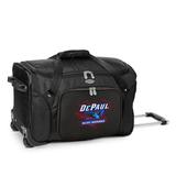 MOJO Black DePaul Blue Demons 22" 2-Wheeled Duffel Bag