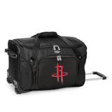 MOJO Black Houston Rockets 22" 2-Wheeled Duffel Bag