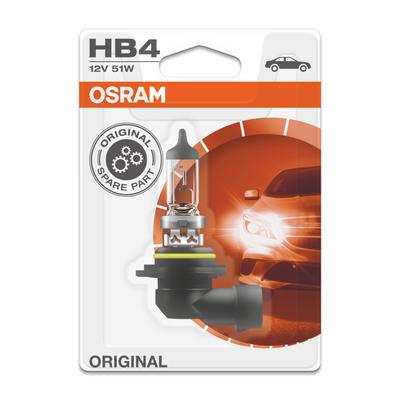 OSRAM HB4 Original 55W (1 Stk.) Glühlampe, Fernscheinwerfer,Glühlampe, Hauptscheinwerfer,Glühlampe, Nebelscheinwerfer,Gl