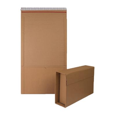 25 x Cardboard Book Packaging: A4 with Self Seal Strip.