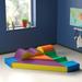 Children's Factory 7 Piece Climber Set Foam/Vinyl in Indigo/Yellow | 15 H x 60 W x 60 D in | Wayfair CF710-096