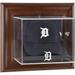 Detroit Tigers Brown Framed Wall-Mounted Logo Cap Case