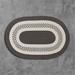 Gray 144 x 0.5 in Area Rug - Bay Isle Home™ Crescent Indoor/Outdoor Reversible Area Rug - Polypropylene | 144 W x 0.5 D in | Wayfair