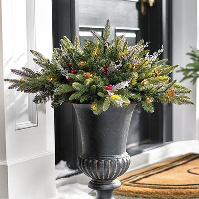 Outdoor Christmas Madison Fraser Cordless Urn Filler - Grandin Road