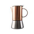 La Cafetière 5187804 Induction-Safe 4-Cup Copper-Effect Stovetop Espresso Maker, 200 ml (7 fl oz)