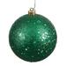 The Holiday Aisle® Holiday Décor Ball Ornament Plastic in Green | 8 H x 8 W x 8 D in | Wayfair HLDY3050 32574535