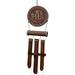 Cohasset Gifts & Garden Serenity "Happiness" Bamboo Wind Chime Bamboo | 36 H x 8 W x 4 D in | Wayfair 101H