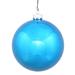 The Holiday Aisle® Holiday Décor Ball Ornament Plastic in Green/Blue | 4 H x 4 W x 4 D in | Wayfair HLDY4037 32576507