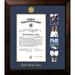 Patriot Frames Navy Certificate Legacy Picture Frame 22.0 H x 19.0 W x 1.5 D in blue/brownWood in Gold | 11" x 14" | Wayfair NACLG001S11x14