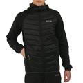 Regatta Men's Waterproof Andreson II Outdoor Hooded Jacket, Black/Black, X-Large