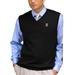 Men's Black Stanford Cardinal Milano Knit Sweater Vest