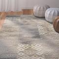 Gray 61 x 0.22 in Area Rug - Union Rustic Aderemi Southwestern Stone Area Rug Polyester/Viscose/Cotton | 61 W x 0.22 D in | Wayfair