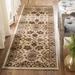 White 43.2 x 0.43 in Area Rug - Charlton Home® Klose Oriental Cream/Brown/Burgundy Area Rug Polypropylene | 43.2 W x 0.43 D in | Wayfair