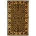 White 24 x 0.63 in Area Rug - Charlton Home® Cranmore Oriental Handmade Tufted Wool Green/Gold Area Rug Wool | 24 W x 0.63 D in | Wayfair