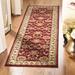 White 27 x 0.43 in Area Rug - Charlton Home® Klose Oriental Red/Ivory Area Rug Polypropylene | 27 W x 0.43 D in | Wayfair CHLH6141 32887787