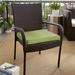 Brayden Studio® Indoor/Outdoor Seat Cushion Polyester in Green/Blue | 2.5 H in | Wayfair BRYS4051 32832289