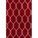 Red/White 42 x 0.5 in Indoor Area Rug - Breakwater Bay Bassett Handmade Tufted Rug Polyester | 42 W x 0.5 D in | Wayfair BRWT6057 32836472