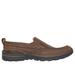 Skechers Men's Relaxed Fit: Superior - Gains Loafer Shoes | Size 14.0 Extra Wide | Brown | Leather/Textile