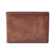 Fossil Wallet for Men Derrick, - 100% Leather Bifold brown 11 cm L x 1.5 cm W x 7.5 cm H ML3709200