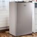 BLACK+DECKER 3.2 cu. ft. Freestanding Mini Fridge w/ Freezer Metal in Gray | 33.72 H x 19.29 W x 17.52 D in | Wayfair BCRK32V