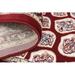 Red/White 120 x 0.5 in Indoor Area Rug - Astoria Grand Jackson Oriental Burgundy/Cream Area Rug Polypropylene | 120 W x 0.5 D in | Wayfair