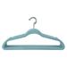 Winston Porter Cambria Metal Hanger for Dress/Shirt/Sweater Plastic/Velvet/Metal in Blue | 9.25 H x 17.72 W in | Wayfair SIMY1172 32931904