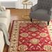 White 96 x 0.43 in Area Rug - Charlton Home® Klose Oriental Red/Ivory Area Rug Polypropylene | 96 W x 0.43 D in | Wayfair CHLH6136 32887725