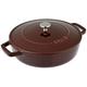 STAUB Chistera Cast Iron Oval Casserole,, Grenadine Red, 24 cm